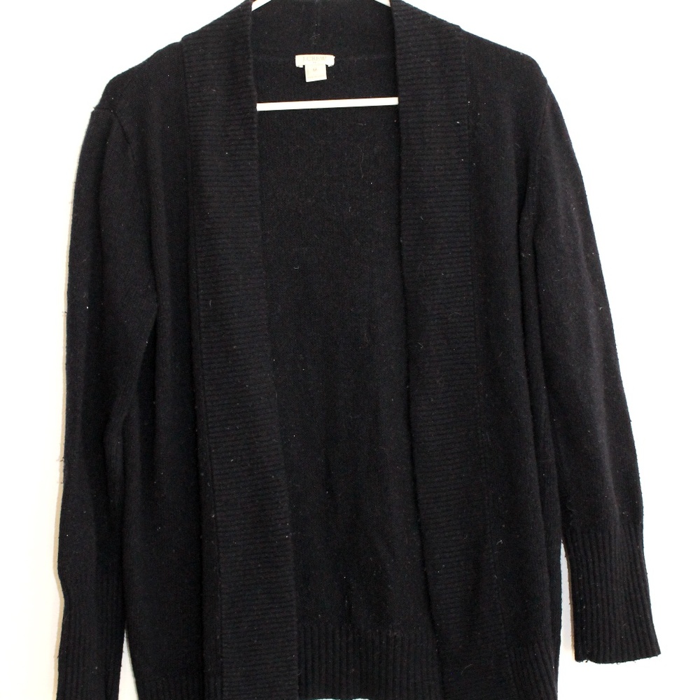 Navy Blue Preppy J. Crew Cardigan